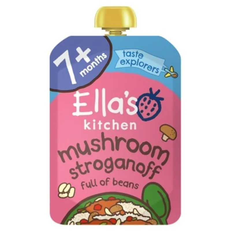 ELLA'S KITCHEN 有機奶油蘑菇蕃茄豆蓉 130克