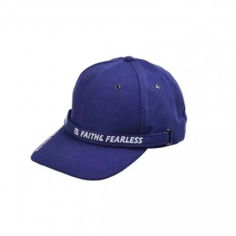 FAITH & FEARLESS-藍色鴨舌帽CAP Long Strap Cool Blue