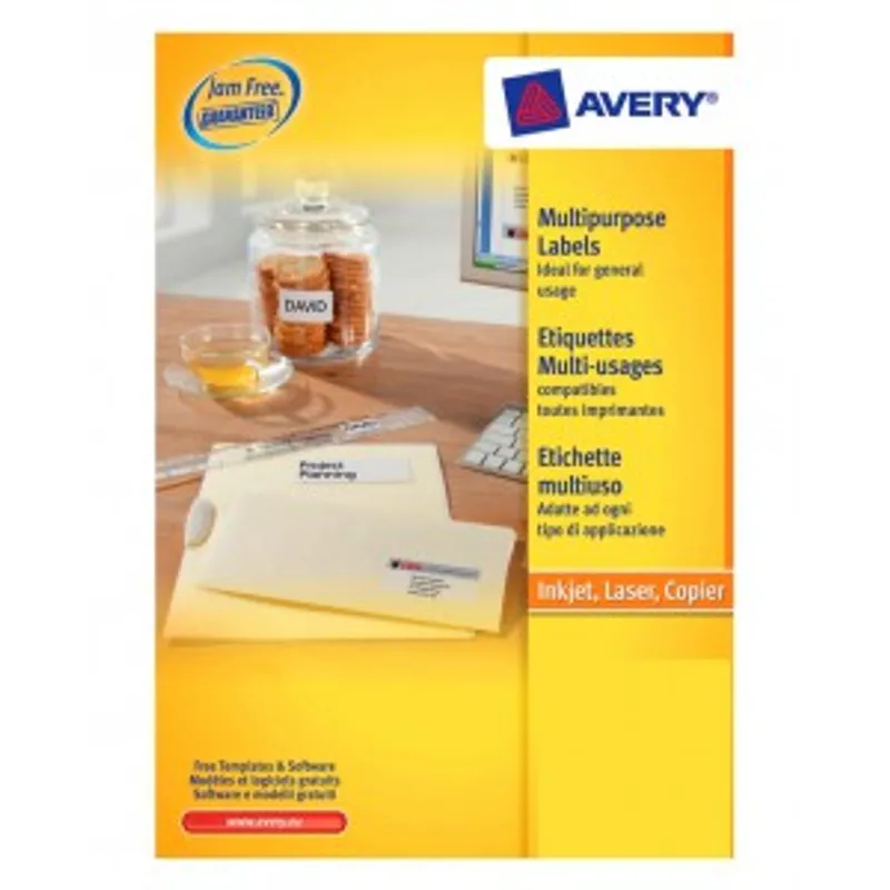 AVERY 艾利 A4多用途電腦標籤貼紙