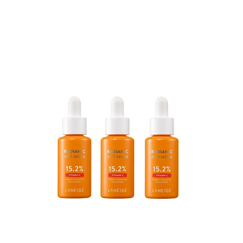 LANEIGE 15.2%维C抗氧净白淡斑精华3件套装