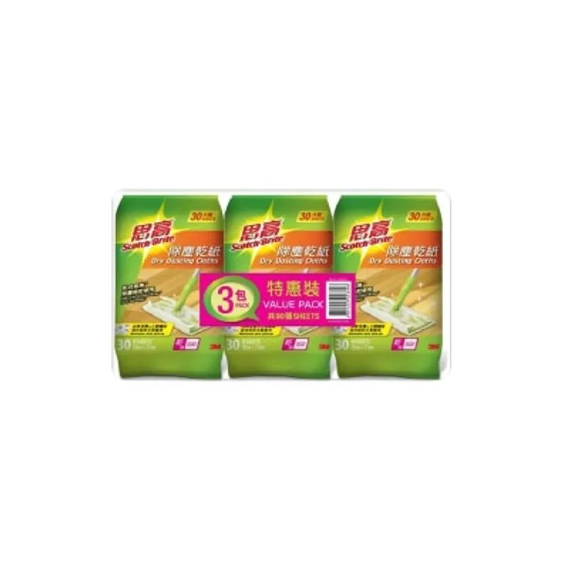 思高 除塵乾紙30 片(3包裝)(833HKx3)