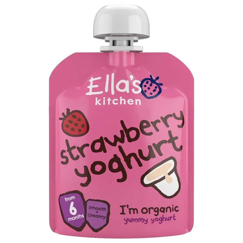 Ella's Kitchen 有機士多啤梨乳酪希臘風格 90G