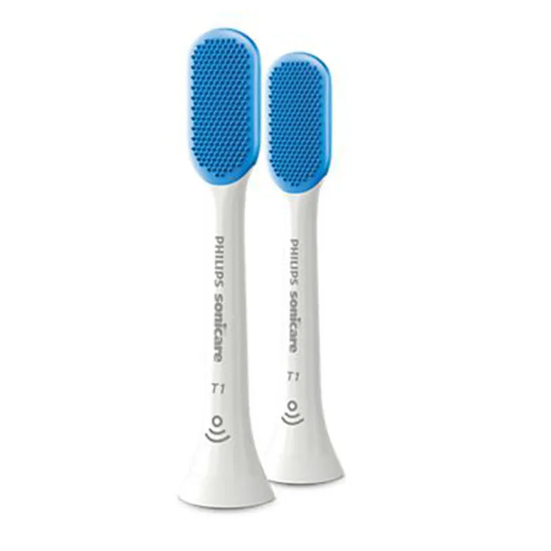 PHILIPS 舌苔清潔刷頭-2支 HX8072/01 白色