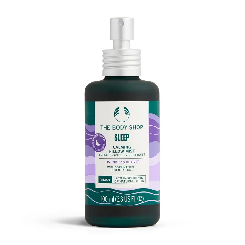 THE BODY SHOP 酣睡薰衣草香根草香枕噴霧