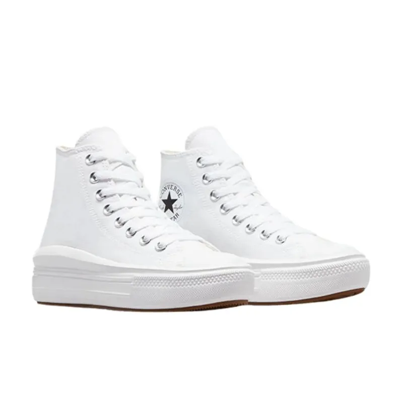CONVERSE 568498C/25A CHUCK TAYLORCTAS MOVE HI WHITE/NATURAL IVORY/BLACK