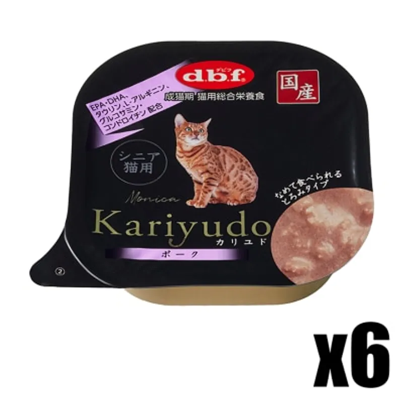 D.B.F [6盒優惠] 狩人餐盒 Kariyudo - 豬肉 老貓小餐盒 (95g x6) - d.b.f