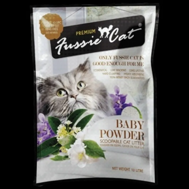 Fussie Cat FCLB1 礦物貓砂 爽身粉味(5L)