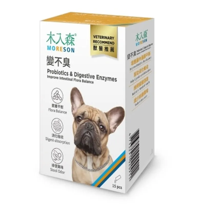 變不臭 - 腸道健康 益生菌 (2g x15) (狗用) - 木入森