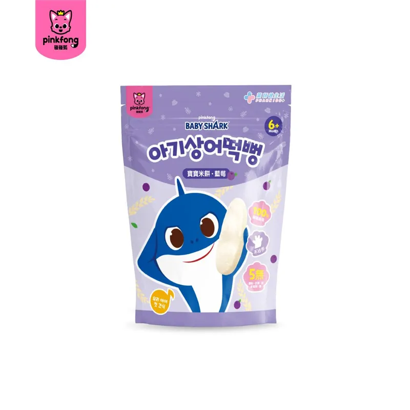 PINKFONG鯊魚寶寶米餅-藍莓30G(6M+)