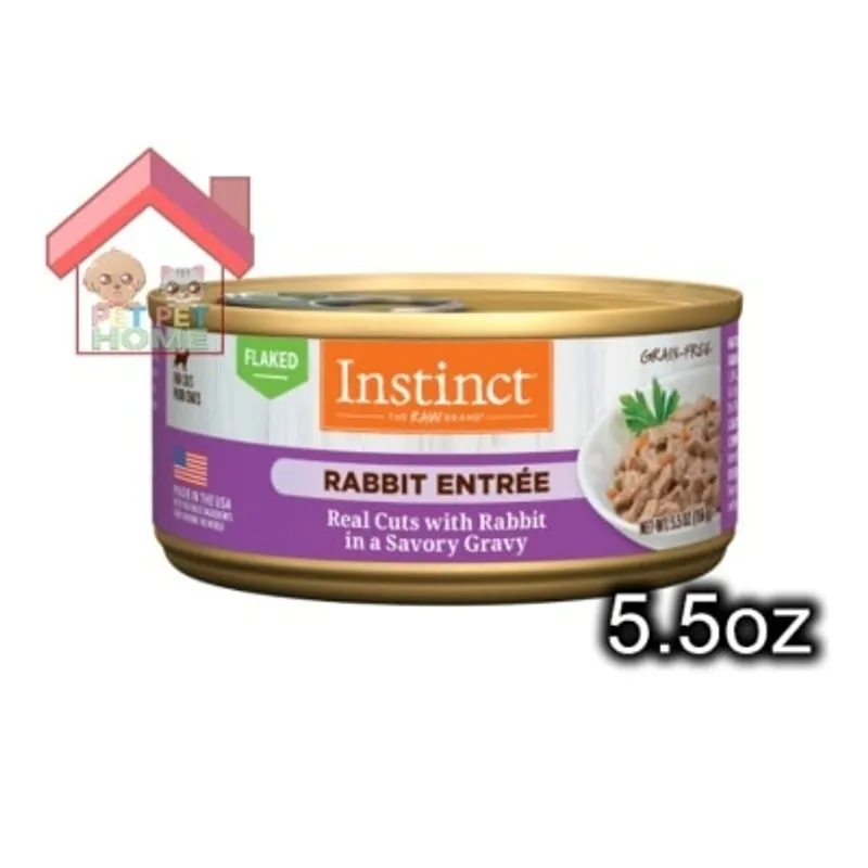 Nature's Variety Instinct 本能 - 無穀物肉汁兔肉片貓罐頭