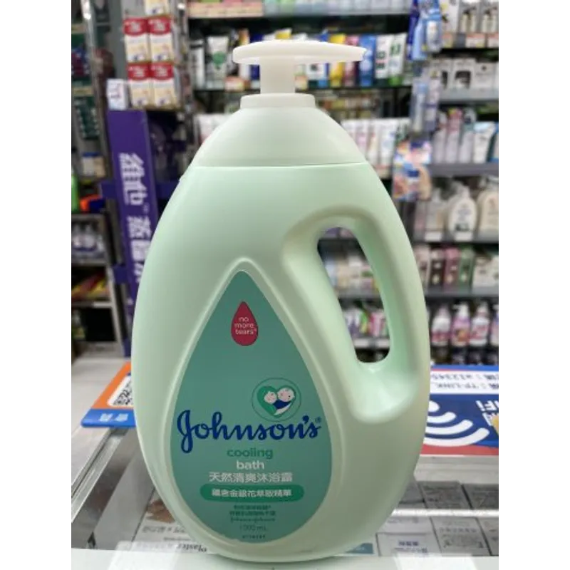 強生天然清爽沐浴露1000ml(綠色)