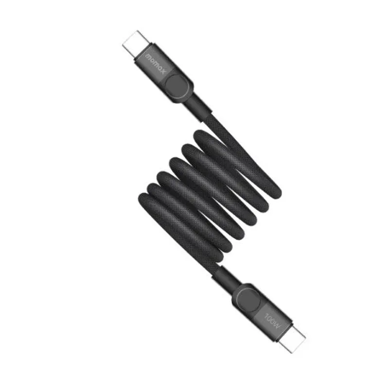 MOMAX USB-C to USB-C磁吸連接線(1m)(黑色) DC52D