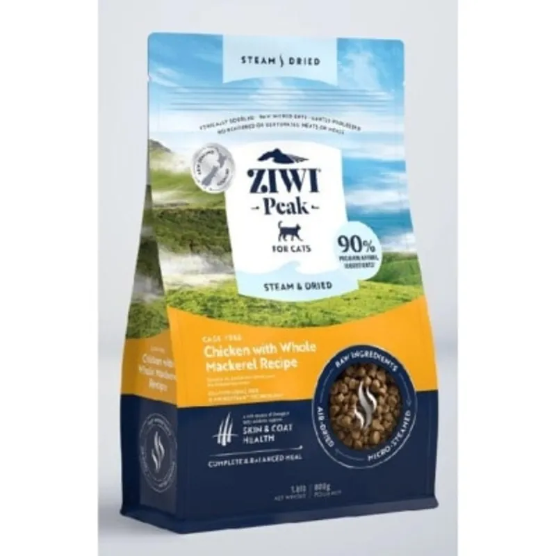 Ziwipeak 巔峰 微蒸風乾系列 微蒸風乾貓糧 放養雞 配原條鯖魚 食譜