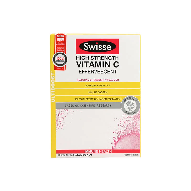 SWISSE 高浓度维C泡腾片 60粒