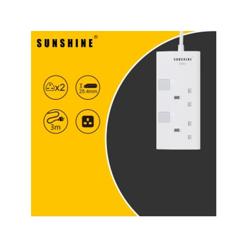 Sunshine 兩位獨立開關拖板