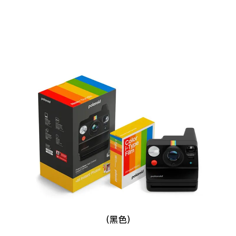 POLAROID Now+Gen3即影即有相机连16张相纸套装(黑色) NOW+GEN3/EB/BLACK