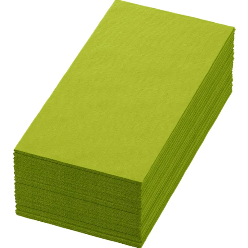 NAPKINS D-SOFT 1/8 FLD 40X40cm KIWI