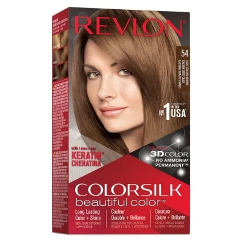 露華濃麗然 REVLON 麗然染髮劑54淺金棕色
