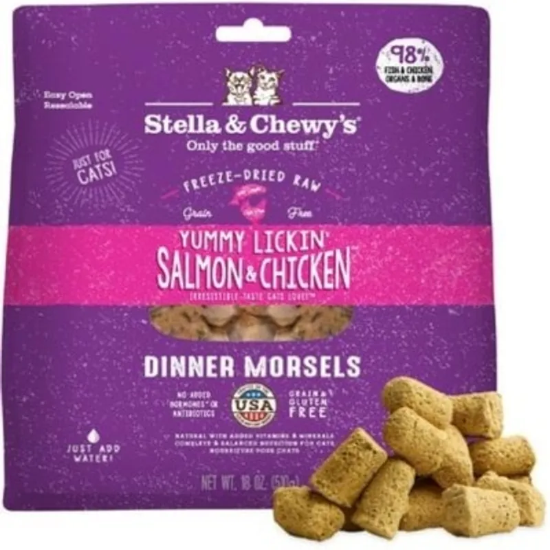 Stella & Chewy's 凍乾生肉主糧 三文魚雞肉配方貓糧