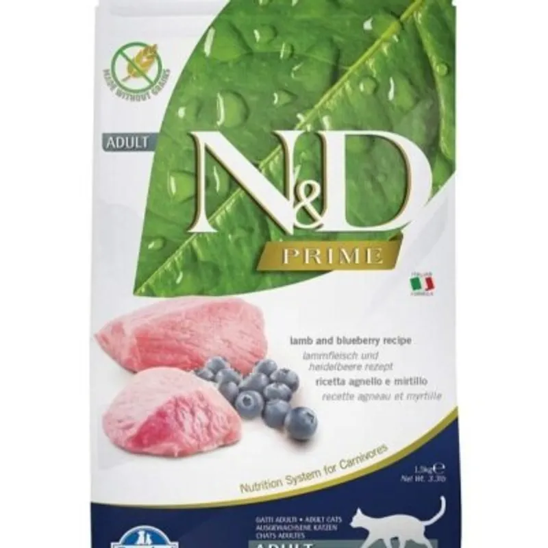 Farmina N&D 法米納 無穀物成貓配方 羊肉藍苺
