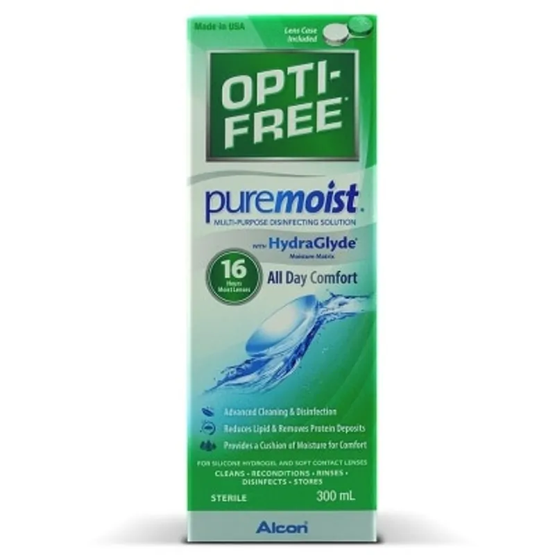ALCON OPTI FREE OPTI-FREE® PureMoist® 300ml 多功能消毒隱形眼镜藥水