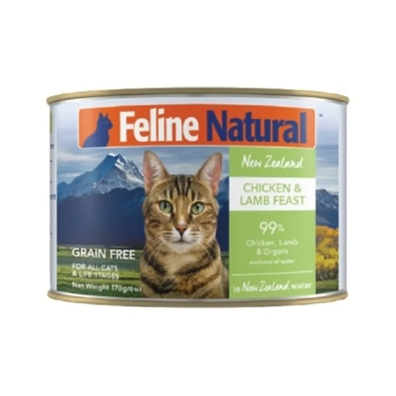 F9 Feline Natural 貓罐頭 - 雞肉及羊肉