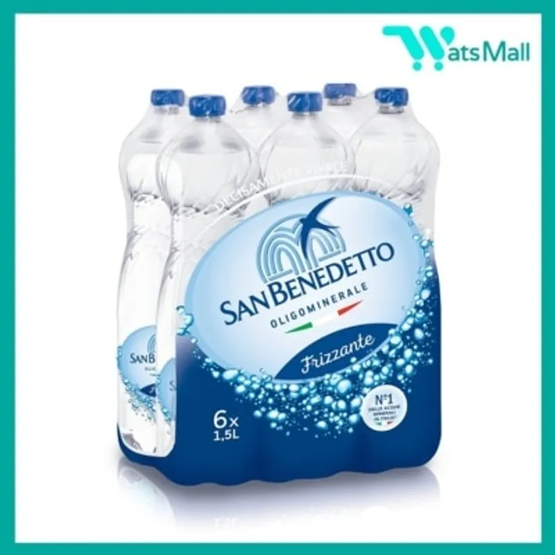 SAN BENEDETTO 有氣礦泉水 1.5升 (6支)