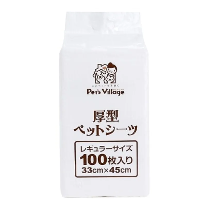 PET VILLAGE 厚型寵物尿墊 100片 (30x45 cm) 貓犬適用 - Pet Village
