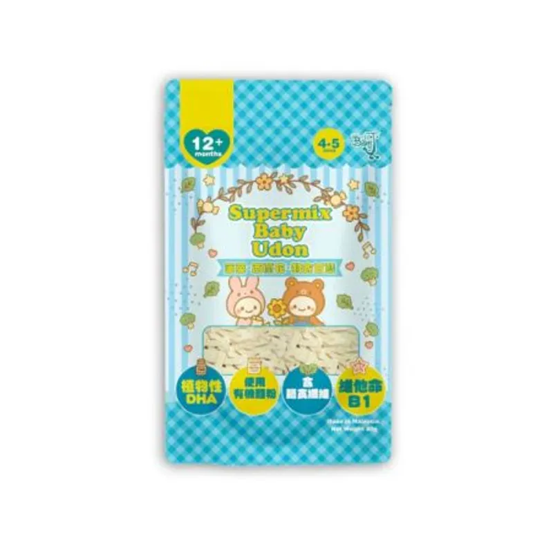 DHA 有機烏冬麵 (西蘭花、菠菜、羽衣甘藍) 12M+