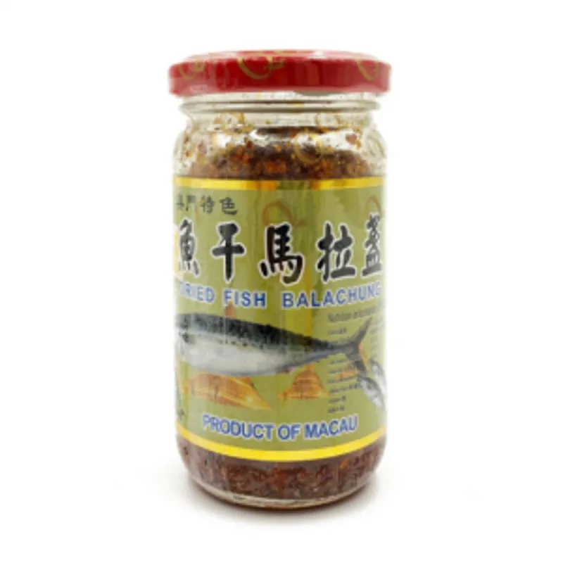QQ美食-澳門特色魚幹馬拉盞 150g/瓶