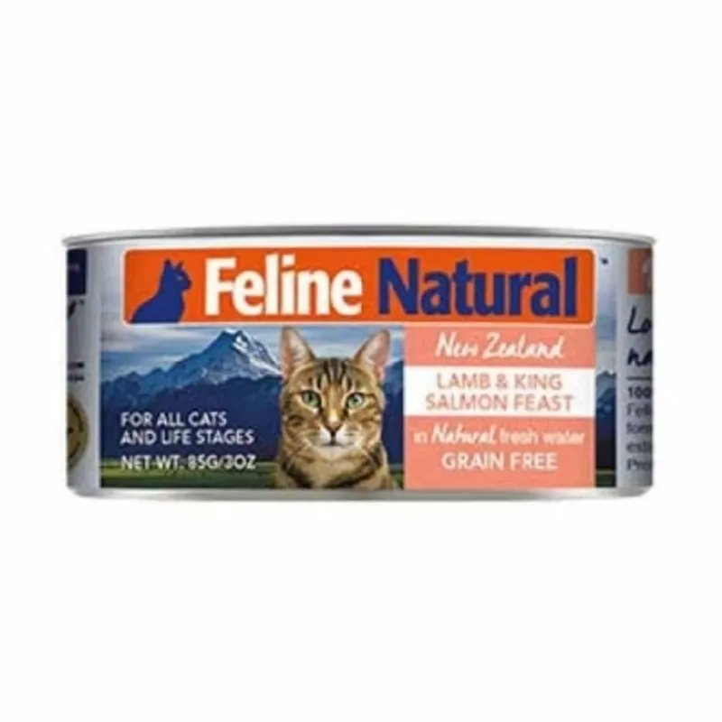 F9 Feline Natural 貓罐頭 - 羊肉及三文魚