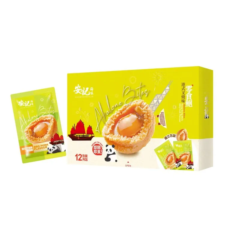 安记零食鲍（港式叉烧味）12粒装