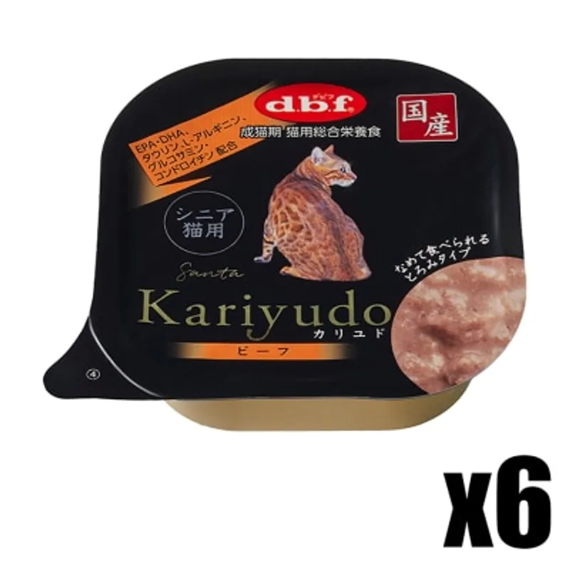 D.B.F [6盒優惠] 狩人餐盒 Kariyudo - 牛肉 老貓小餐盒 (95g x6) - d.b.f
