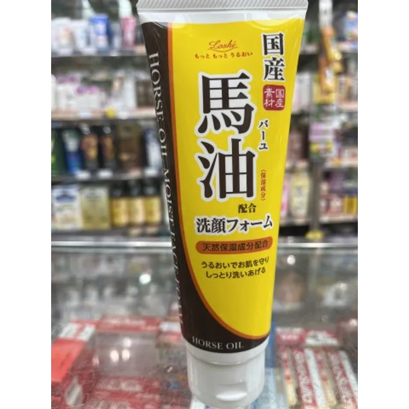 樂絲LOSHI天然馬油保濕泡沫洗面奶130g