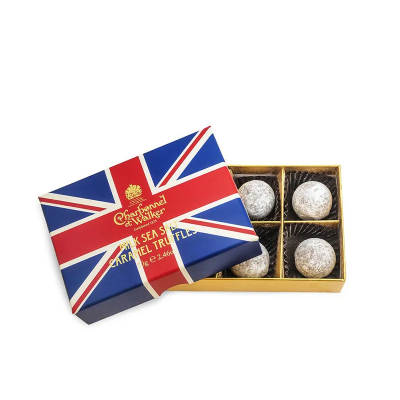 CHARBONNEL ET WALKER 英国国旗系列焦糖海盐松露牛奶朱古力 70G
