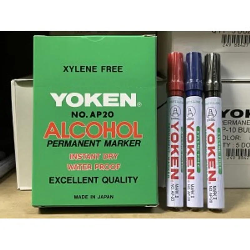 YOKEN 日金牌 AP-20方頭油性麥克筆