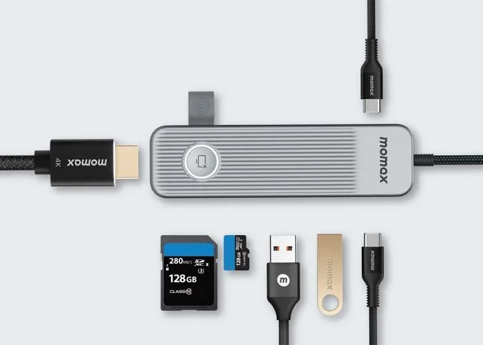 momax-ONELink 7合1 USB TypeC 擴充器 DH17E