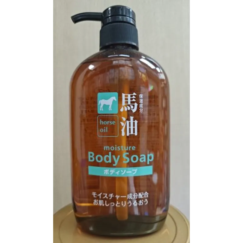 日本熊野油脂馬油沐浴露600ML