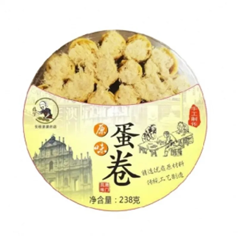 悅桂婆婆的店 原味肉鬆蛋卷238g/盒