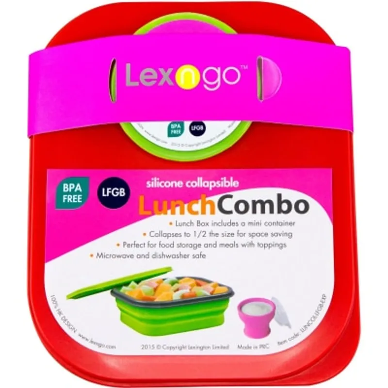 Lexngo 矽膠飯盒套裝（大）