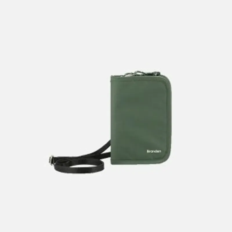 Branden 斜孭防盜銀包│Safe Wallet Bag [灰綠色]