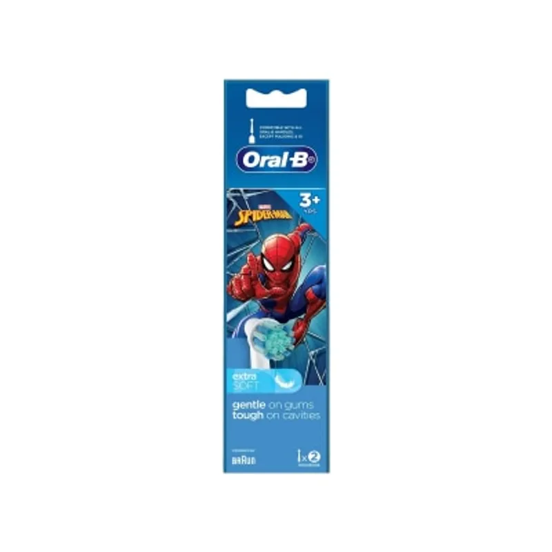 Oral-B EB10 兒童刷頭2支裝 (蜘蛛俠)