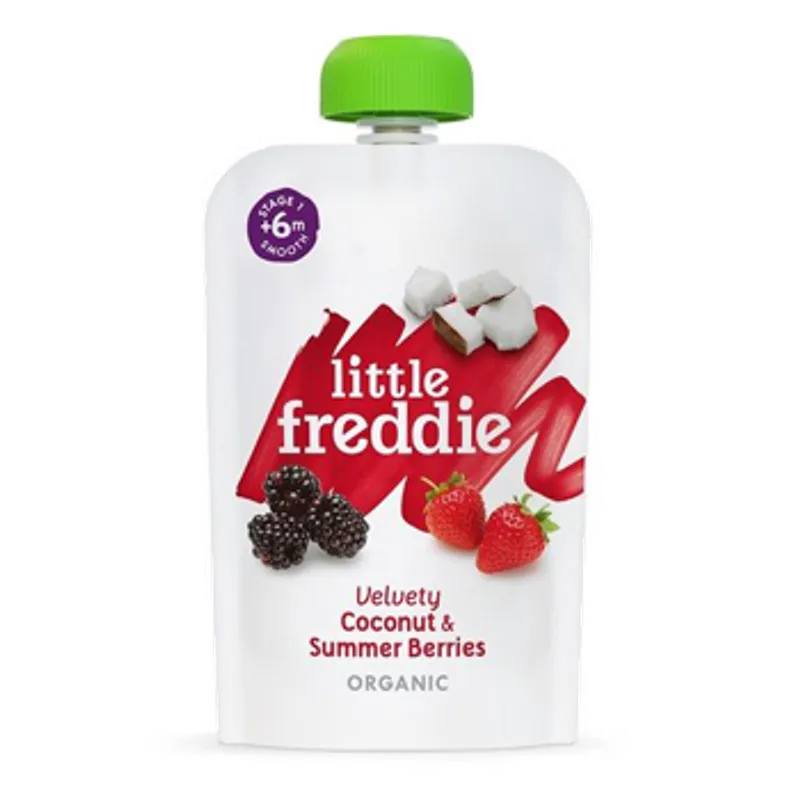 LITTLE FREDDIE 有機綿滑椰漿+夏季雜苺 100G