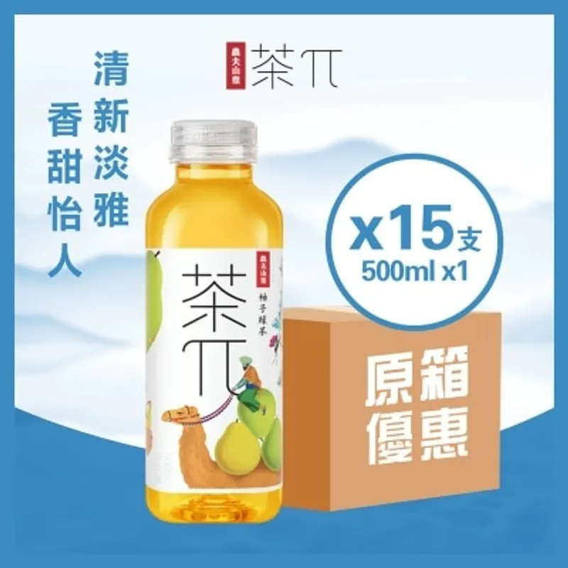 農夫山泉 茶π柚子綠茶15枝