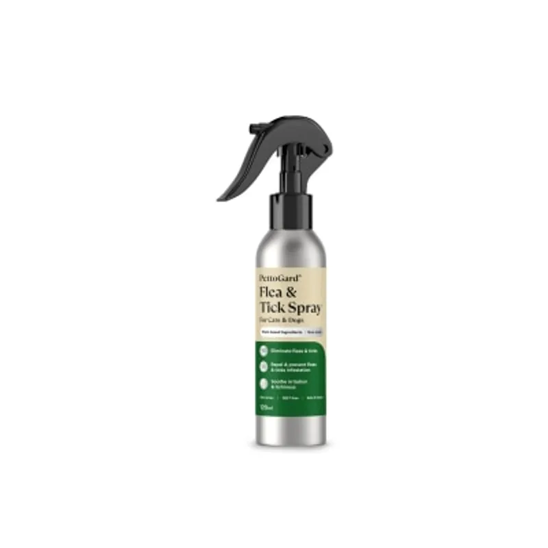 PETTOGARD 滅蝨及蜱蟲噴霧 (植物配方) 不含 DEET 120ml