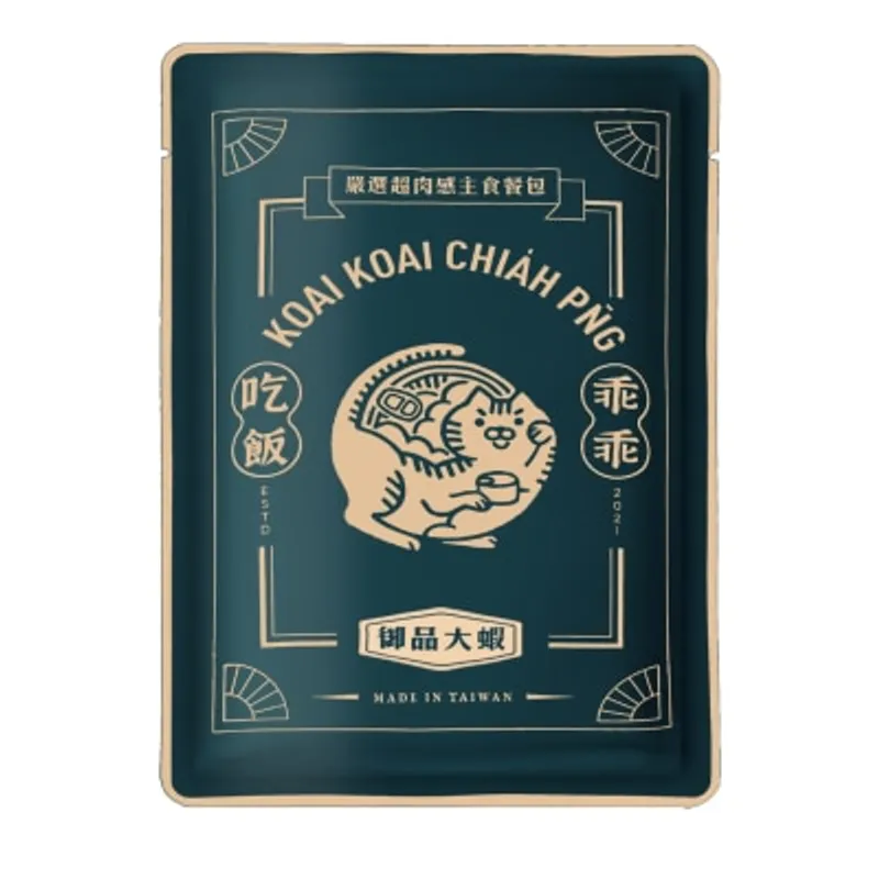 乖乖吃飯 御品大蝦 超肉感主食餐包 貓濕糧 (400g) 410172