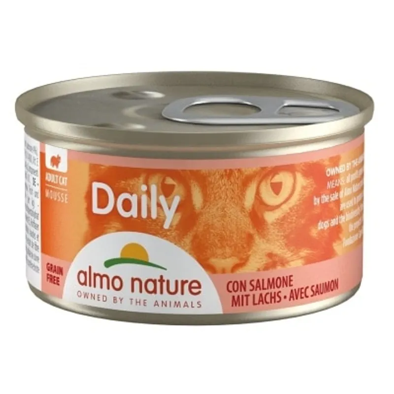 ALMO NATURE Daily 三文魚(85g) almo nature成貓主食慕絲罐頭