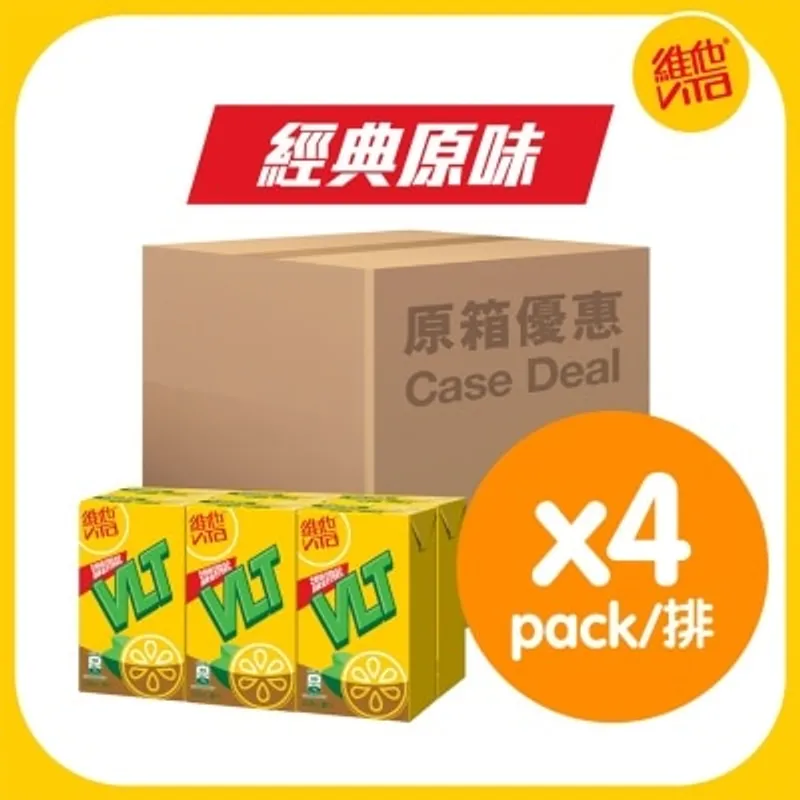 [原箱] 維他檸檬茶飲品250毫升 6包裝 x 4