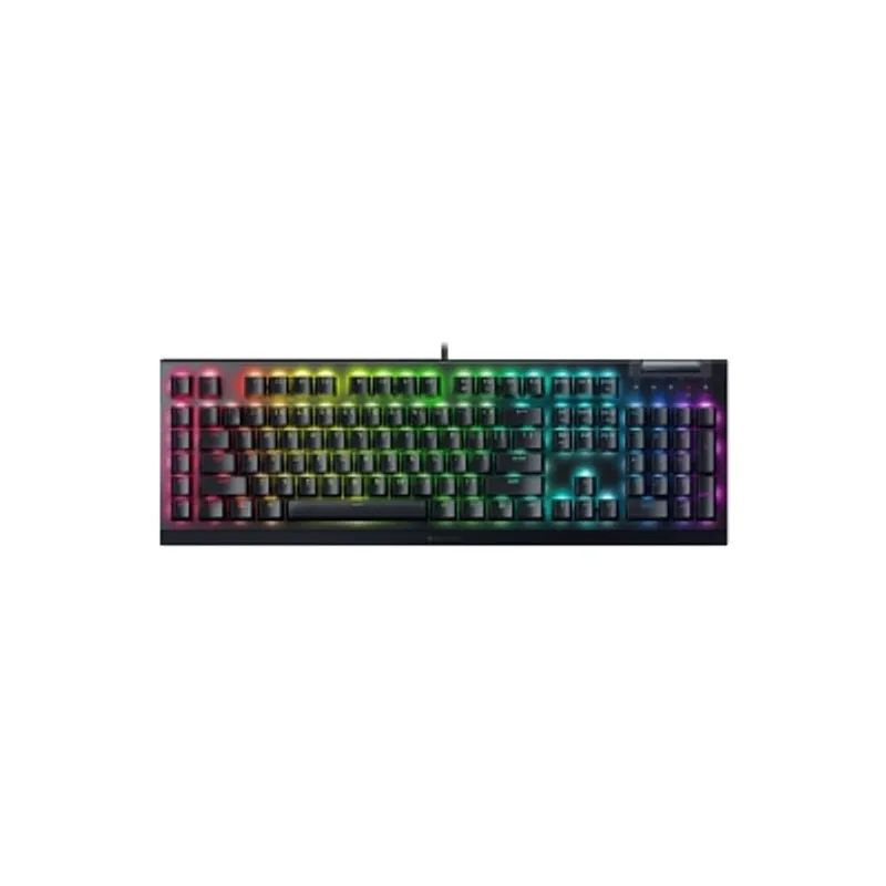 Razer 雷蛇 BlackWidow V4 X 有線機械軸遊戲鍵盤 (黃軸)