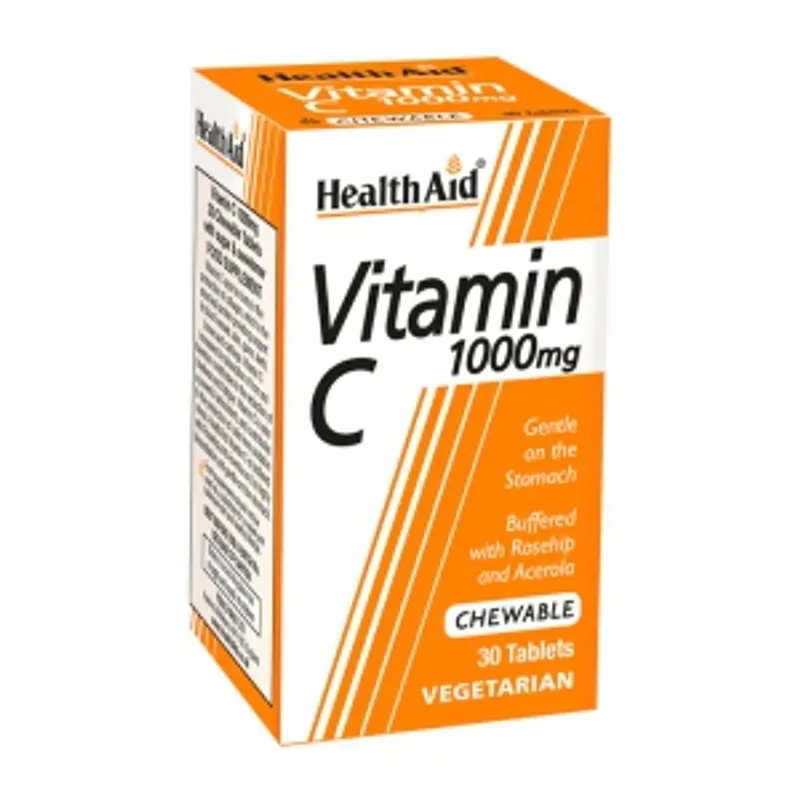 Health Aid 維他命C 1000mg咀嚼片 30片/盒